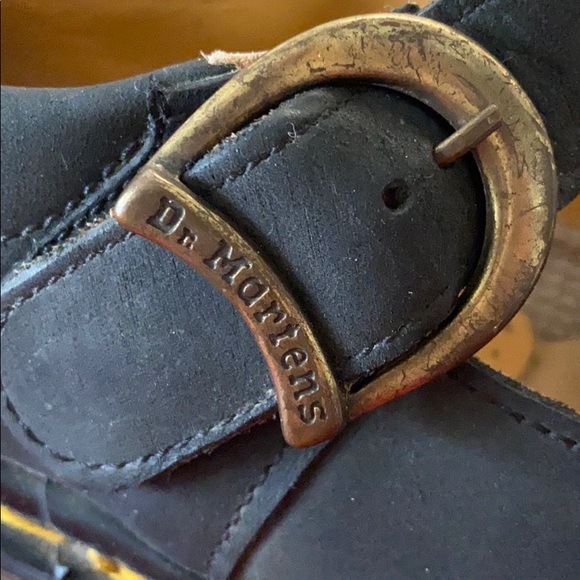 Vintage Dr. Doc Martens Mary Jane Shoes Black US 6 - Picture 7 of 13